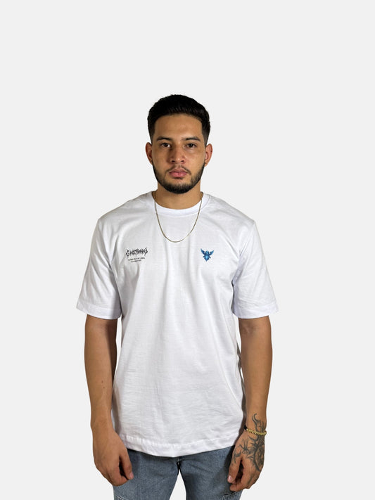Cyber Squad Tee – White Essential - Ghozt Stamped